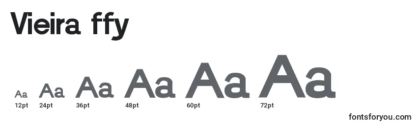 sizes of vieira ffy font, vieira ffy sizes